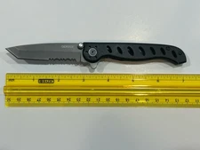 Genuine Gerber Gear Evo Jr. Pocket Knife Liner Lock Combo Serrated Blade
