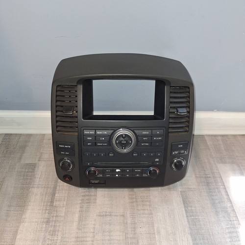 08-12 OEM NISSAN PATHFINDER ARMADA CENTER DASH BEZEL CLIMATE CONTROL Dark Gray - 第 1/9 張圖片
