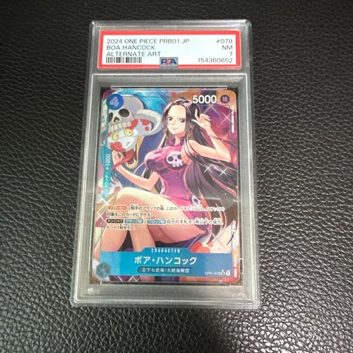 Boa Hancock (Parallel) graded PSA 7 for sale on eBay
