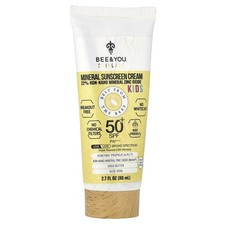 Kids, Natural Mineral Sunscreen Cream, SPF 50 , 2.7 fl oz 80 ml 