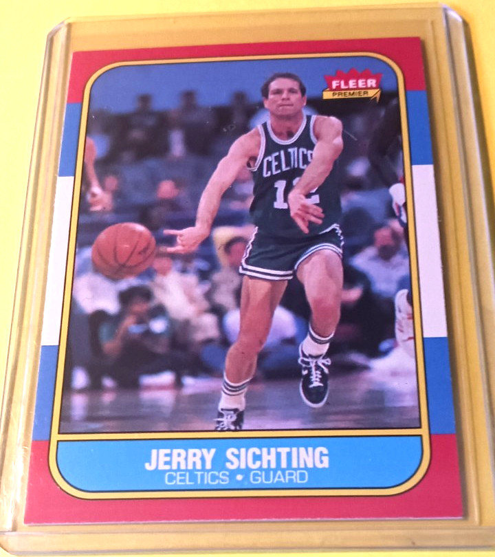 1986 Fleer Premier Jerry Sichting #101 Boston Celtics