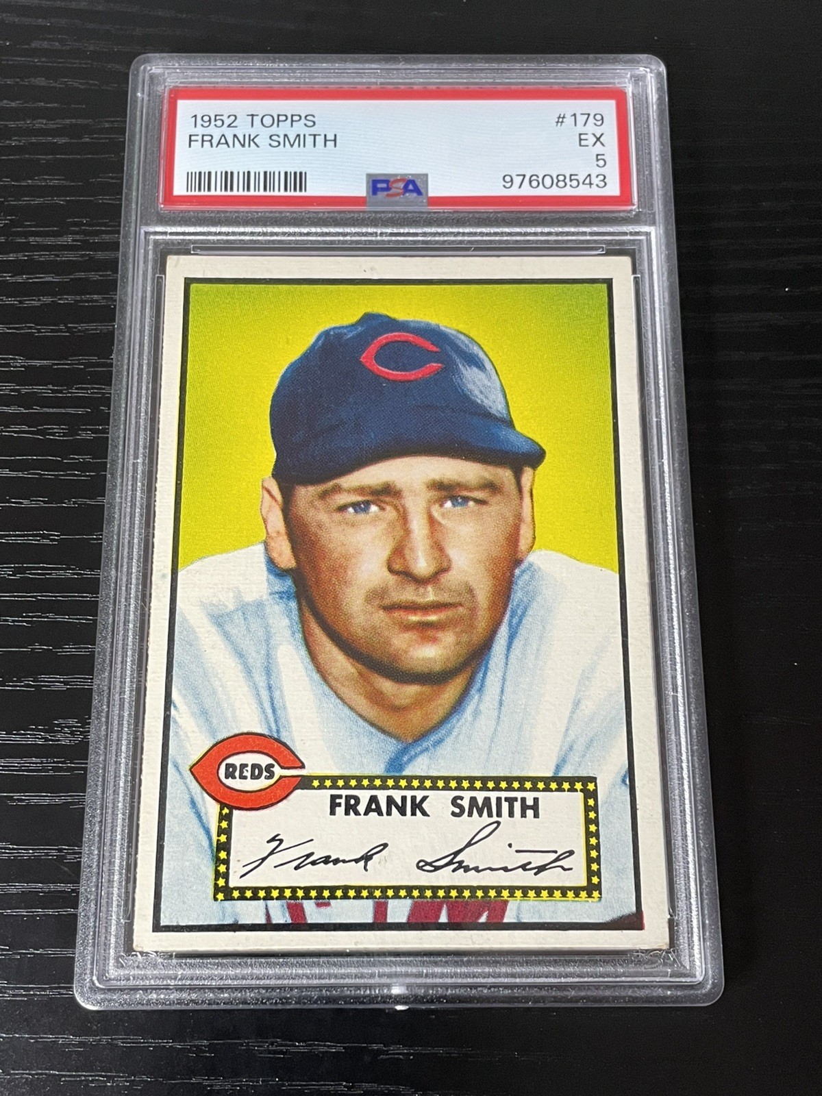 1952 Topps Baseball #179 Frank Smith PSA 5 Excellent Graded
