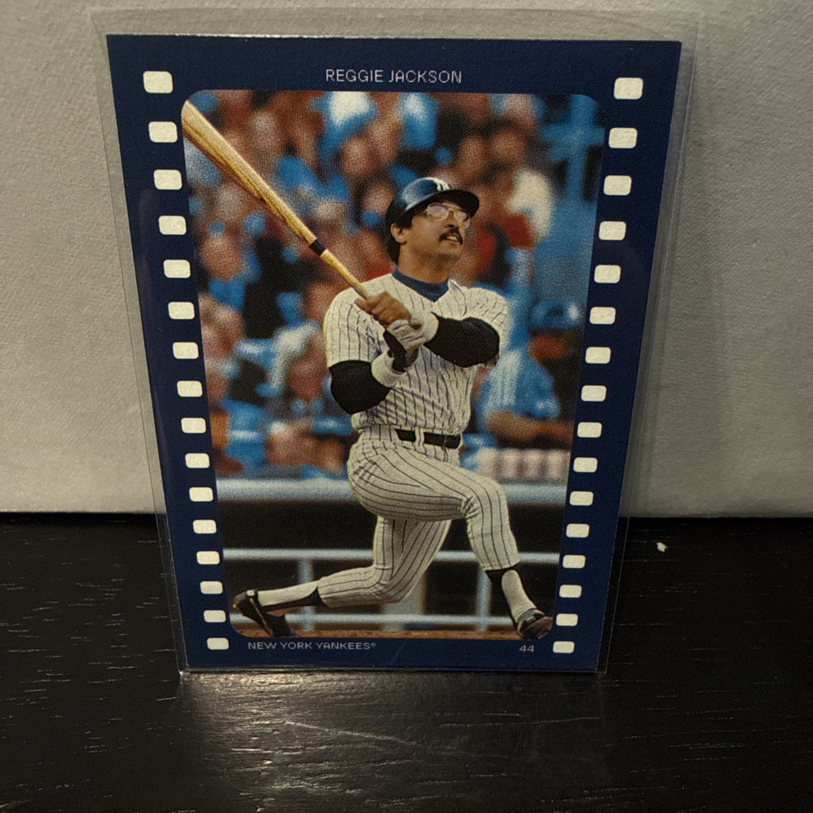 Topps Ready and Action Reggie Jackson #44 New York Yankees MLB Blue