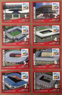 PANINI - FIFA FRAUEN WM DEUTSCHLAND 2011 - REWE STADIEN EXTRA AUFKLEBER