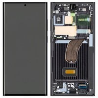 100% Original Samsung Galaxy S23 Ultra S918B Display Bildschirm Rahmen Black