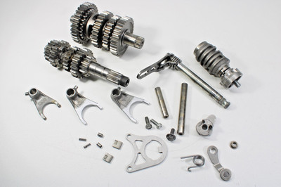 2013 10-13 HONDA CRF250R OEM TRANSMISSION TRANNY TRANS GEARS GEARBOX SHIFT FORKS