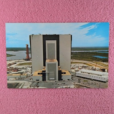 NASA John F. Kennedy Space Center Vehicle Assembly Building VAB Postcard