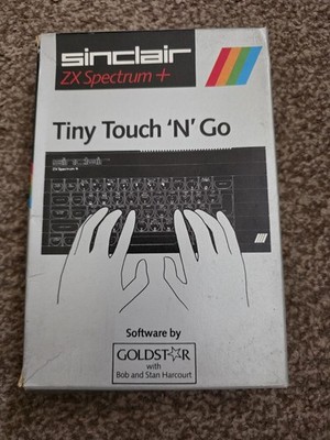 ''Tiny Touch 'N' Go'' Sinclair ZX Spectrum+ - Vintage Software 'Goldstar' - 1984
