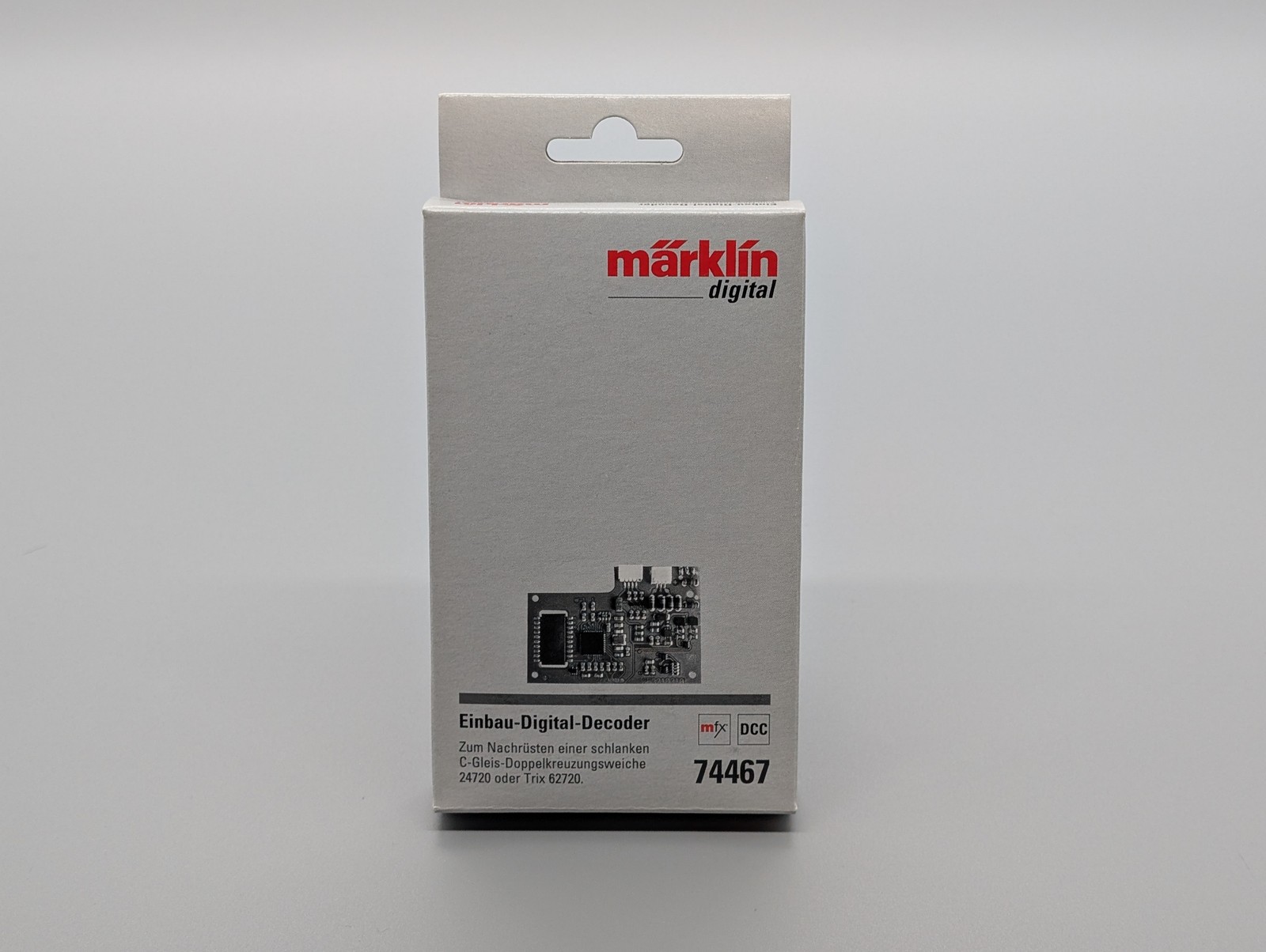 Märklin 74467 Digital-Decoder für C-Gleis für DKW 24720 62720 mfx DCC H0 NEU/OVP