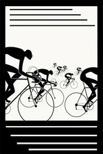 360857 Deco Bicycle Bike Cycle American Art Decor Wall Print Poster