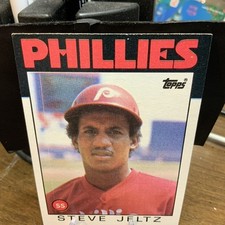 1986 Topps - #453 Steve Jeltz Philadelphia Phillies MLB Baseball Card