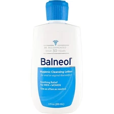 Balneol Hygienic Cleansing Lotion 3 Ounce Bottles, Moisturizing Soothing Relief