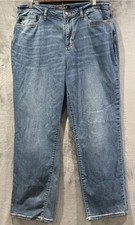 Judy Blue Straight Fit Jeans Womens 13/31 Blue High Rise Stretch Denim JB8602