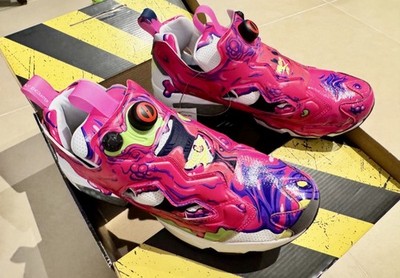 REEBOK Ghostbusters x InstaPump FURY SIZE 10 Psychomagnotheric SLIME Shoes NEW