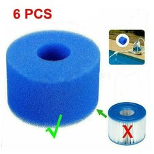 Hot Sale 6 Pcs for Intex Pure Spa Reusable Washable Foam Hot Tub Filter Cartridg