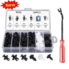 Car Push Retainer Clips Kit Bumper Door Trim Panel Fasteners Rivets set