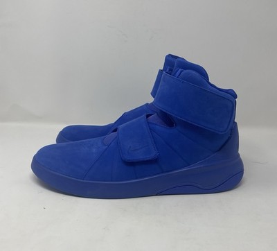 New Nike Marxman Premium  ROYAL RACER Strap Men Shoes Blue Size 10.5