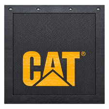 Cat 24 X 24 Black Mud Flap With Raised Logo - Truck Splash Guard