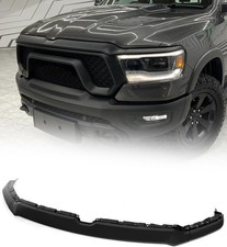 Matte Black Front Upper Bumper Grille Trim Compatible with 2019-2024 Dodge Ram