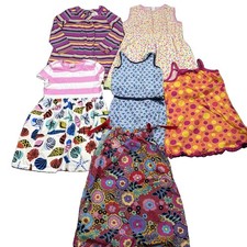 Hanna Andersson 6 Dress Lot Girls Size's 110-120 5-6/7