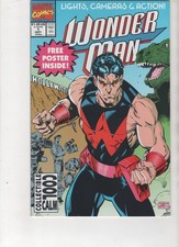 Wonder Man #1, Poster Intact, Jeff Johnson & Terry Austin, NM 9.4,1991,See Scans
