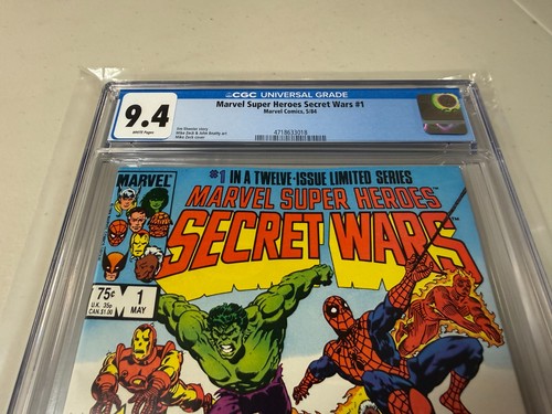 Marvel Super Heroes Secret Wars # 1 CGC Graded 9.4 Comic Book 1984 Zeck JH30 - Picture 2 of 6