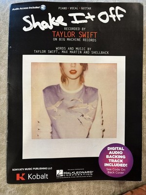 TAYLOR SWIFT - SHAKE IT OFF - SHEET MUSIC SINGLE W/ONLINE **BRAND NEW**