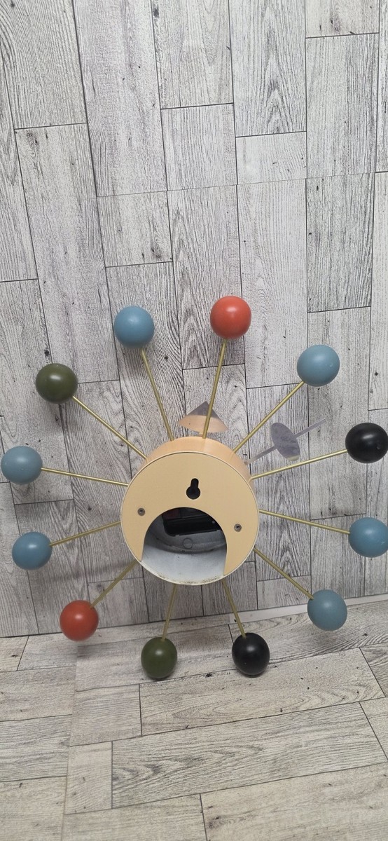 Vitra Design Museum George Nelson MCM Style Ball Clock 13.25