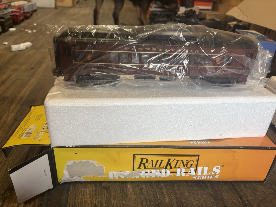 MTH Rail King Rugged Rails 33-622C Pennsylvania 0-27 Madison Passenger ...