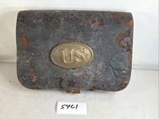 Civil War Union Cartridge A Plate Box Vintage US Military 54C1