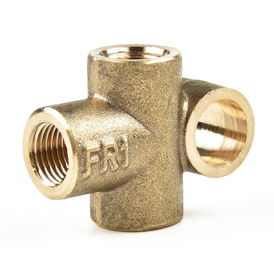 Divisore Per Tubo 4 Vie In Ottone Massiccio 19 Mm (3/4”) – Valvole A Sfera Individuali