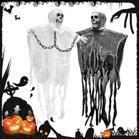 HäNgende Halloween-Dekoration Skelett 80Cm FüR Garten Party Spukhaus Deko 2