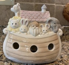 Precious Moments Noah's Ark Night Light Enesco NO LIGHT Nursery Decor READ