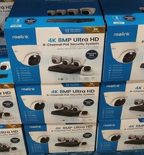 Reolink 8MP 4K UHD NVR PoE AI Kit 8 Channel Dome Camera System 2TB HDD Security