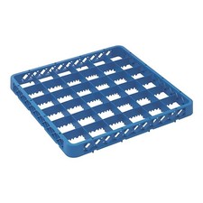 Rialzo Cesta Lavastoviglie 50x50 cm Blu da 36 Scomparti - Cestello Lavastoviglie