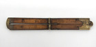 ANTIQUE UPSON NUT CO. NO. 32 BOXWOOD & BRASS CALIPER RULE 1 FOOT 2 FOLD UNIONVIL — photo 8
