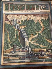 Fortune Magazine August 1934 Vintage Ads Articles