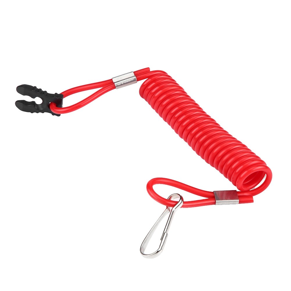 ⁺Outboard Engine Ignition Emergency Kill Stop Switch Safety Tether Lanyard For