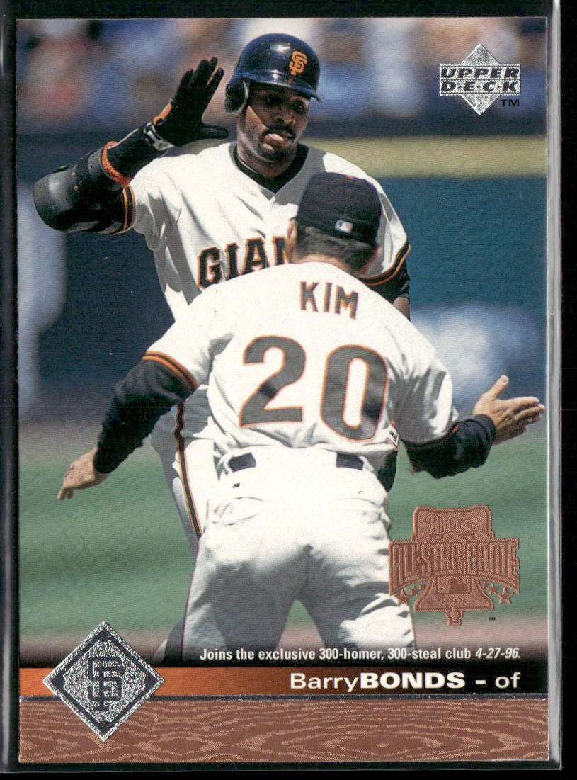 1997 Upper Deck Barry Bonds #170 San Francisco Giants