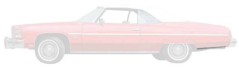 Impala Bel Air Caprice 1971-76; molduras de cuarto de panel; balancines traseros inferiores; par Foto 2 de 2