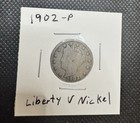 1902 Liberty Head V Nickel 5C Circulated US Coin Philadelphia Vintage — photo 3