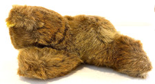 VTG Steiff Brown Teddy Bear Sleeping Laying Down 9"