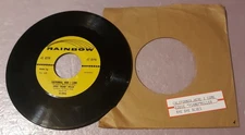 Eddie Piano Miller California Here I Come/Bye Bye Blues Rainbow 45rpm 7" Record