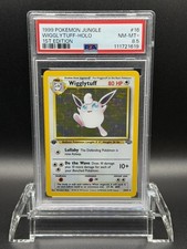 POKEMON | 1ST ED JUNGLE | #16 WIGGLYTUFF-HOLO | PSA 8.5