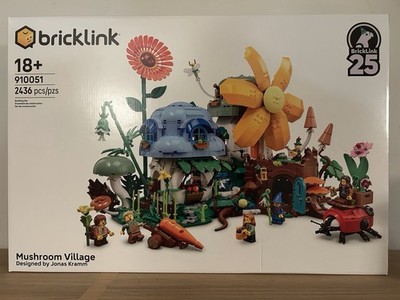 LEGO Bricklink 910051 Mushroom Village, Series 5, New Sealed In 