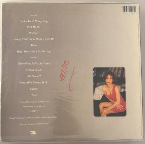 CHERRELLE – AFFAIR - VINYL LP BLACK - 1988 CBS - VG+ - A6 - Picture 2 of 2