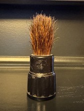 Vintage Rubberset Barber Shaving Brush Boar Bristle Made In USA Collectible