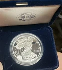 1999 P American Silver Eagle Choice Proof Bullion $1 Coin OGP COA