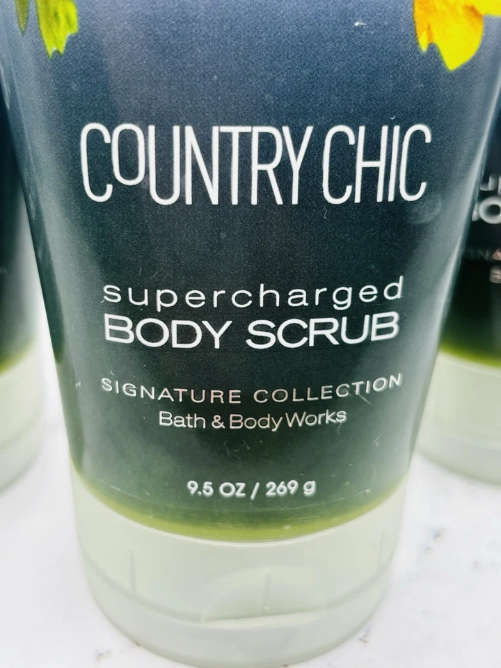 3 New Bath & Body Works Supercharged Country Chic Body Scrub Rare - Image 4 of 4