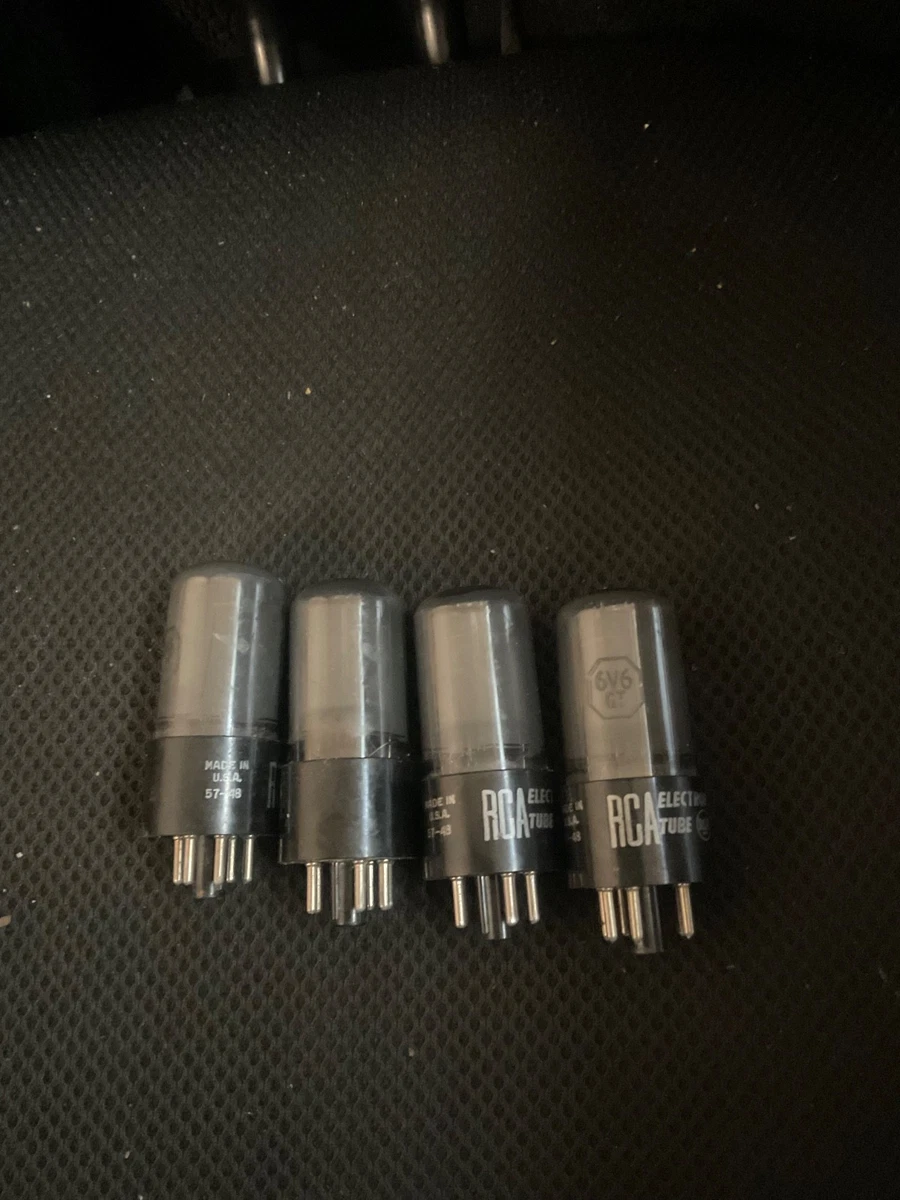 Tube Électronique RCA VT-107-A / 6V6G - Pour Ampli Fender, Radio Hifi - Occasion Fonctionnel - USA